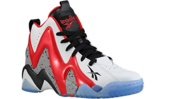 Reebok Kamikaze II Mid White/Excellent Red-Black-Ice