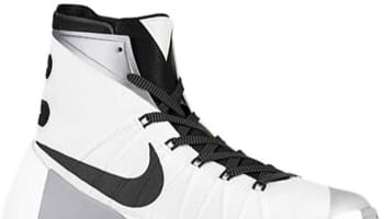 Nike Hyperdunk 2015 White/Metallic Silver-Black