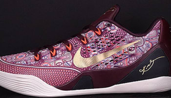Nike Kobe 9 EM Villain Red/Metallic Gold-Bright Crimson