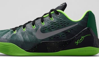 Nike Kobe IX Premium Gorge Green/Metallic Silver-Electric Green