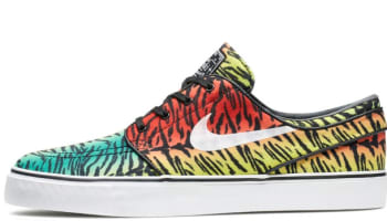 Nike Zoom Stefan Janoski SB Canvas Chilling Red/White-Lucid Green-Turbo Yellow