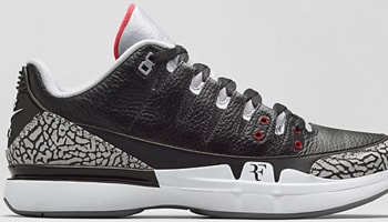Nike Zoom Vapor AJ3 Black/Cement Grey-White