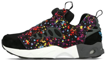 Reebok Instapump Fury Road Black/White-Soft Pink-Blue