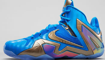 Nike LeBron 11 Elite SE Blue Hero/Metallic Zinc-Ice