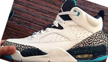 Jordan Son Of Mars Low White/White-Midnight Navy-Turquoise Blue