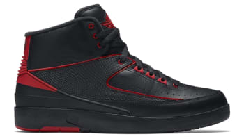 Air Jordan 2 Retro Black/Gym Red-Black