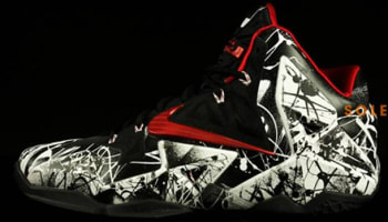 Nike LeBron 11 White/University Red-Black