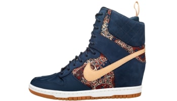 Nike Dunk Sky Hi Sneakerboot Liberty QS Women's Armory Navy/Vachetta Tan