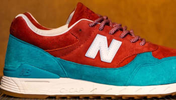 New Balance 496 Red/Turquoise