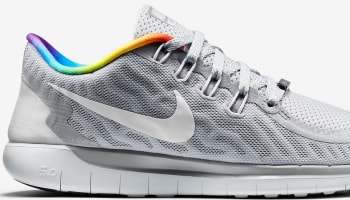 Nike Free 5.0 2015 Pure Platinum/White-Rainbow