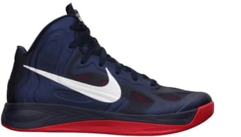 Nike Zoom Hyperfuse 2012 Obsidian/White-University Red