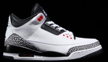 Air Jordan 3 Retro White/Black-Cement Grey-Infrared 23