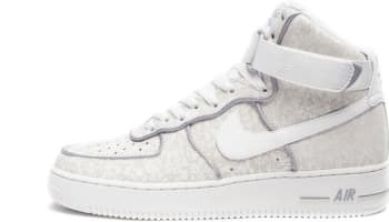 Nike Air Force 1 High Summit White/Summit White-Metallic Silver