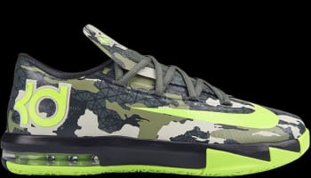 Nike KD VI GS Dark Mica Green/Volt-Black Pine