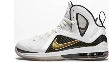 Nike LeBron 9 PS Elite White/Metallic Gold