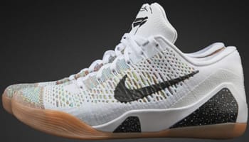 Nike Kobe IX Premium White/Black-Gum Medium Brown