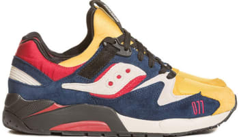 Saucony Grid 9000 Dress Blue/Chili Pepper Red-Mimosa Yellow