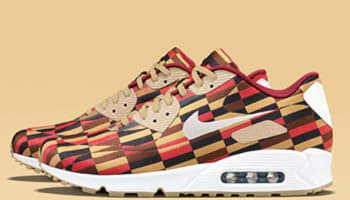 Nike Air Max '90 Lux JCRD SP White/Black-Pomegranate