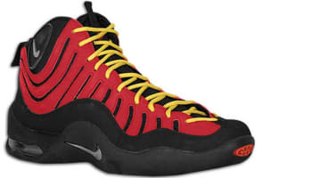 Nike Air Bakin' Black/Metallic Silver-Varsity Red-Orange Blaze