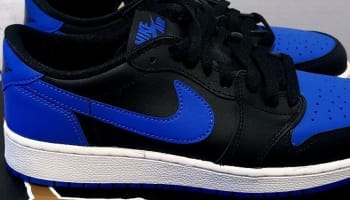 Air Jordan 1 Retro Low OG Black/Varsity Royal-Sail