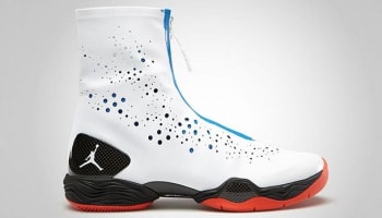 Air Jordan 28 Russell Westbrook Patent White/Black-Photo Blue
