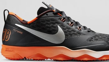 Nike Zoom Hypercross TR Black/Brilliant Orange-White-Metallic Silver