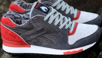 Reebok GL6000 Medium Grey/Solid Grey-Carbon-Techy Red