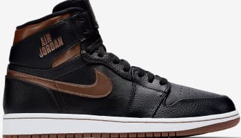 Air Jordan 1 Retro High Black/Brown-Metallic Bronze