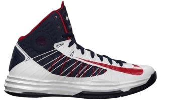 Nike Lunar Hyperdunk 2012+ White/University Red-Obsidian