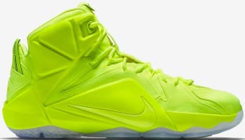 Nike LeBron 12 EXT Volt/Volt-White-Black