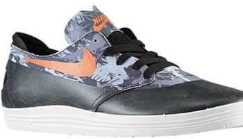 Nike Lunar One Shot SB Black/Safety Orange