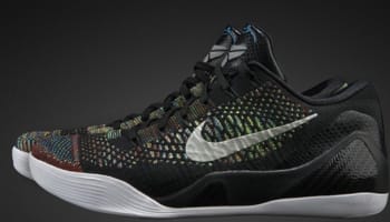 Nike Kobe IX Premium Black/Reflect Silver-Multi-Color