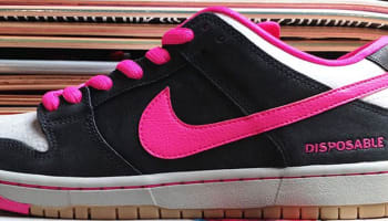 Nike Dunk Low Premium SB Black/Pink Foil-White