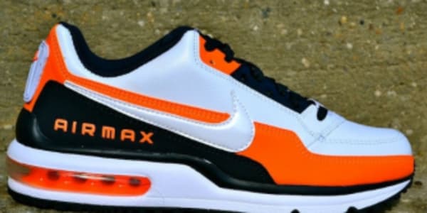 orange white and black air max