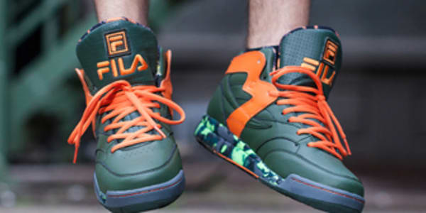 green and orange filas