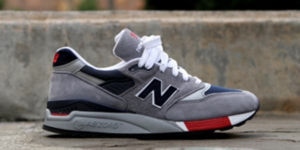 New Balance 998 - Grey/Navy/Red | Sole Collector