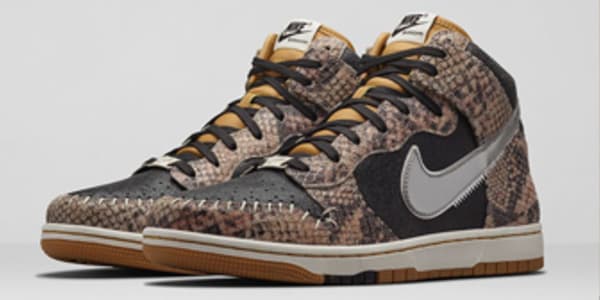 nike dunk 3m croc