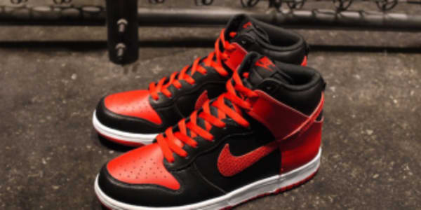 Goma toma una foto Reproducir Nike Dunk High LE - Black / Sport Red / White | Sole Collector