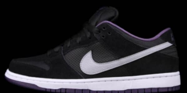 dunk purple black