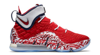Nike LeBron 17 "Graffiti Fire Red"