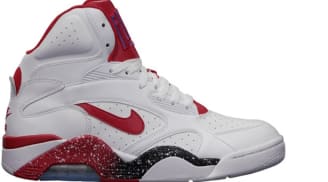 Nike Air Force 180 Mid White/Hyper Red-Photo Blue