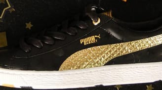 Puma Basket Black/Gold