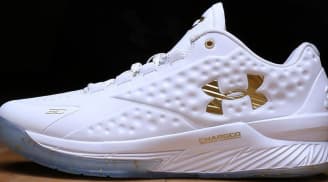 Under Armour Curry One Low MVP PE White/Metallic Gold