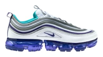 Nike White And Purple Air Vapormax 97 Sneakers for Men Lyst