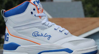 Ewing Athletics Ewing Center Hi White/Prince Blue-Vibrant Orange