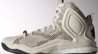adidas D Rose 5 Boost Chalk White/Core Black-Clear Brown