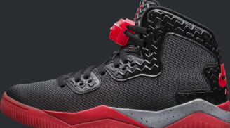 Air Jordan Spike Forty PE Black/Cement Grey-Fire Red