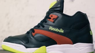 Reebok Court Victory Pump Black/Excellent Red-Solar Yellow-White