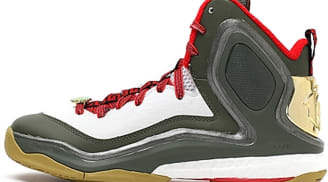 adidas D Rose 5 Boost CNY White/Green-Red-Gold