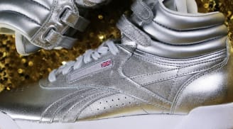 reebok freestyle hi womens silver